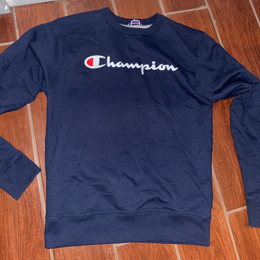 Navy Champion crew neck